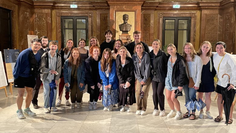 19 PSU-LV CRIMJ students visiting Italy during summer 2023